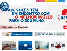 Tablet Screenshot of angloitu.com.br